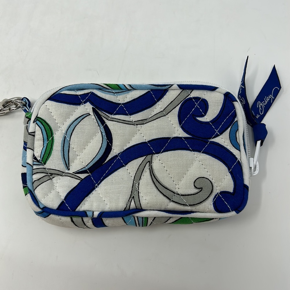 Vera Bradley Blue & White Change Purse Excellent Condition - Picture 4 of 10